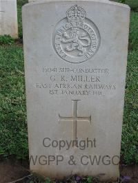 Dar Es Salaam War Cemetery - Miller, G R